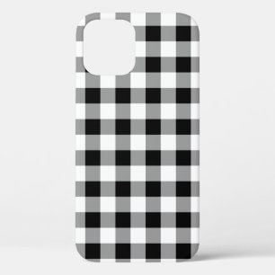 Zwart-wit buffelpatroon Case-Mate iPhone case