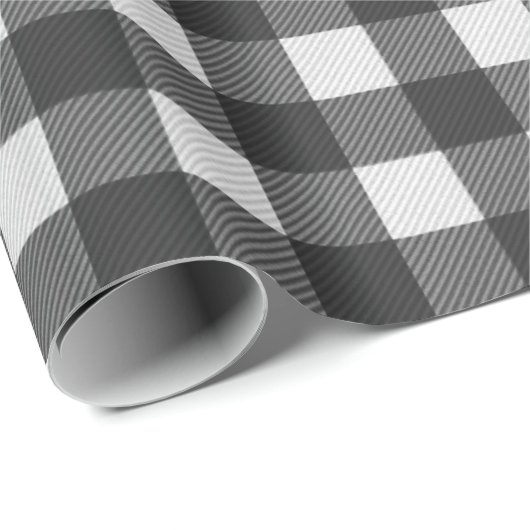 Zwart-wit buffels met inlooppapier cadeaupapier (Rol Hoek)