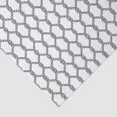 Zwart-wit buikpatroon tissuepapier (Detail)