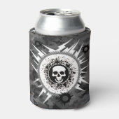 Zwart-wit buitencamouflage Fisherman Hunter Blikjeskoeler (Blikje Voorkant)