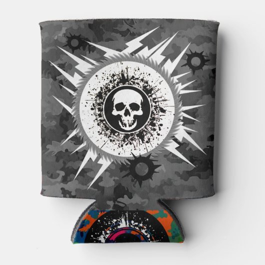 Zwart-wit buitencamouflage Fisherman Hunter Blikjeskoeler (Voorkant)