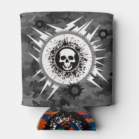 Zwart-wit buitencamouflage Fisherman Hunter Blikjeskoeler (Achterkant)