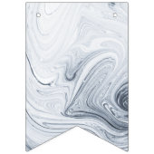 Zwart Wit Buitenruimte Astronaut Verjaardagsbanner Vlaggetjes (Eerste vlag)