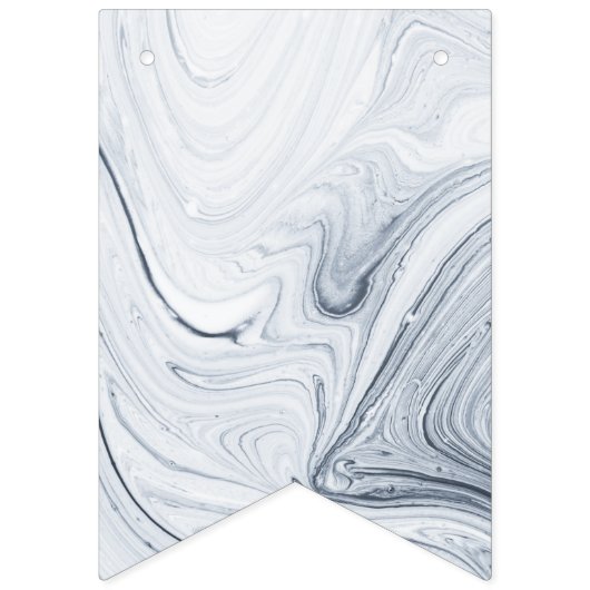 Zwart Wit Buitenruimte Astronaut Verjaardagsbanner Vlaggetjes (Derde vlag)