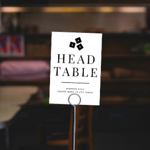 Zwart-wit Bunco Head Kaart