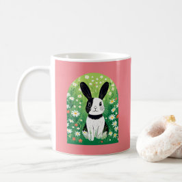 Zwart-wit Bunny Mok