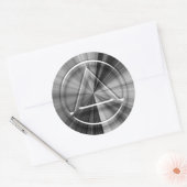 Zwart-wit Burst Recovery Sobriety Sticker (Envelop)