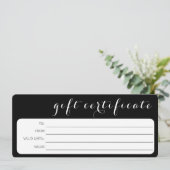 ZWART WIT BUSINESS LOGO BEDRIJF CADEAUBON (Staand voorkant)
