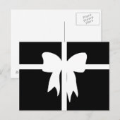 Zwart-wit Cadeau Briefkaart (Voorkant / Achterkant)