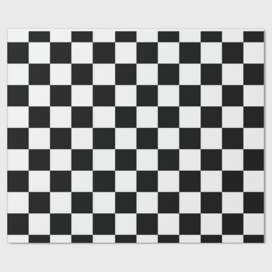 Zwart-wit Cadeaupapier (Vlak)