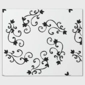 Zwart-wit Cadeaupapier (Vlak)