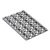 Zwart-Wit Camo Notitieboek (Rechterzijde)