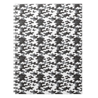 Zwart-Wit Camo Notitieboek