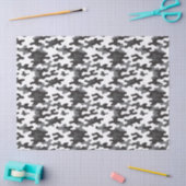 Zwart-Wit Camo Tissuepapier (Craft)