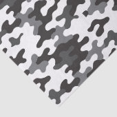 Zwart-Wit Camo Tissuepapier (Detail)