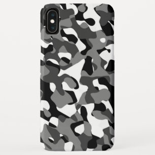 Zwart-wit Camouflage afdrukpatroon Case-Mate iPhone Case