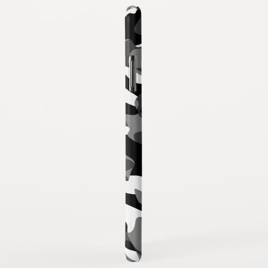 Zwart-wit Camouflage afdrukpatroon Case-Mate iPhone Case (Achterkant/rechts)