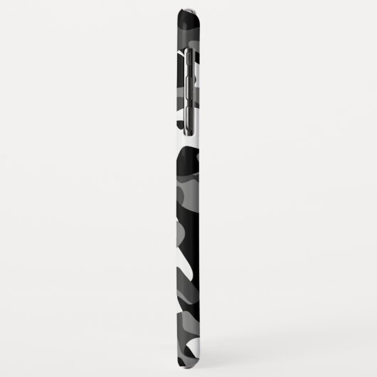 Zwart-wit Camouflage afdrukpatroon Case-Mate iPhone Case (Achterkant/links)