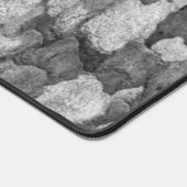 Zwart-wit camouflage schors camo Monogram Bureaumat (Hoek)