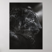 Zwart-wit canvas poster (Voorkant)