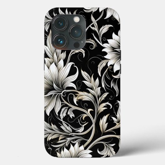  zwart-wit Case-Mate iPhone case (Achterkant)