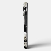  zwart-wit Case-Mate iPhone case (Achterkant / Links)