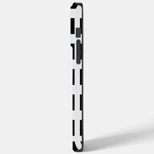 Zwart/Wit Case-Mate iPhone Case (Achterkant / Links)