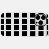 Zwart/Wit Case-Mate iPhone Case (Achterkant (horizontaal))