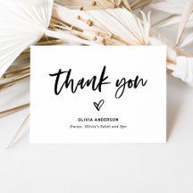 Zwart-wit Casual script en hartmarketing