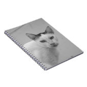 Zwart-wit - Cat 02 Notitieboek (Rechterzijde)