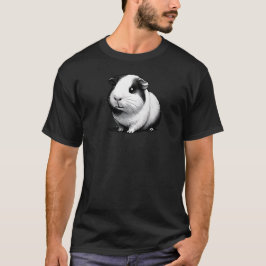 Zwart-wit cavia TSQ T-shirt