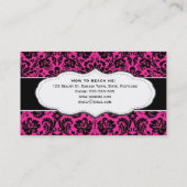 Zwart-wit  chassis met rand visitekaartje (Achterkant)