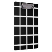  zwart-wit Check Patroonklembord Klembord (Rechts)