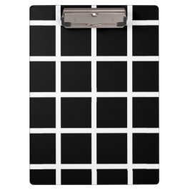  zwart-wit Check Patroonklembord Klembord