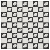 Zwart Wit Checker Patroon Chef Uniform Stof (Swatch)