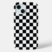 Zwart Wit Checkerboard Checkerboard Checkered Chec Case-Mate iPhone Case (Achterkant)