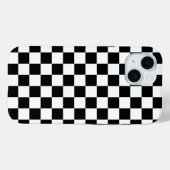 Zwart Wit Checkerboard Checkerboard Checkered Chec Case-Mate iPhone Case (Achterkant (horizontaal))