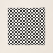 Zwart-wit Checkerboard Jockey Silks