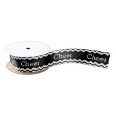 Zwart-wit Cheer Ribbon Satijnen Lint (Spoel)