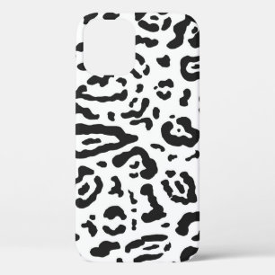 Zwart & Wit Cheetah Luipaard Dierenprint  Hoes-M Case-Mate iPhone Case
