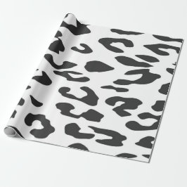 Zwart-wit Cheetah spots Dierenprint Cadeaupapier
