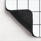 Zwart-wit cheque muismat (Hoek)