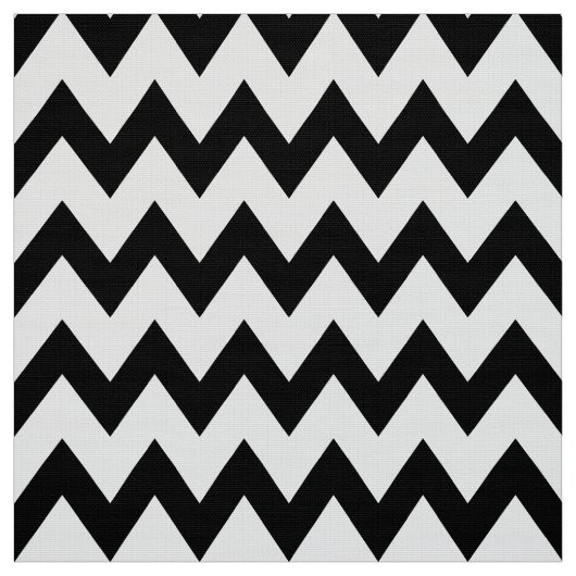 Zwart-wit Chevron Bekledingsstof Stof (Swatch)