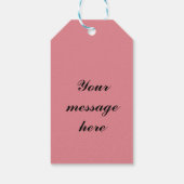 Zwart-wit Chevron L Monogram Cadeau Labels Cadeaulabel (Achterkant)