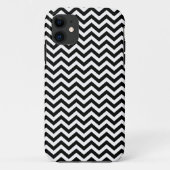 Zwart-wit Chevron-patroon Case-Mate iPhone Case (Achterkant)