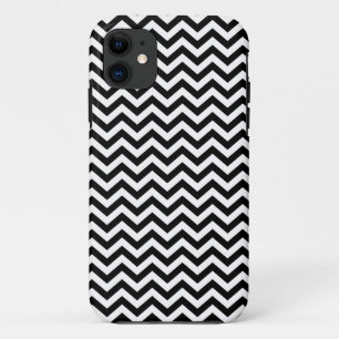 Zwart-wit Chevron-patroon Case-Mate iPhone Case