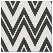 Zwart-wit Chevron-patroon Stof (Close Up)