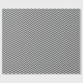 Zwart-wit Chevron Pattern Cadeaupapier (Vlak)