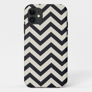 Zwart-wit chevron Print. Case-Mate iPhone Case