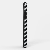 Zwart-wit Chevron Zig Zag Retro Elegance Case-Mate iPhone Case (Achterkant/rechts)